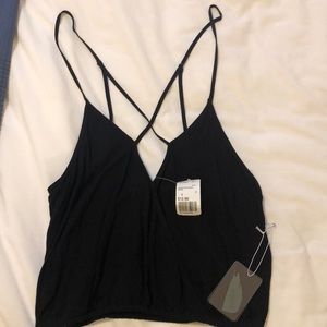 Forever 21 Black Crop Cami